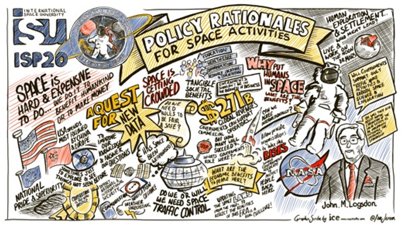 Students and viewers taking part in an online global space education programme.