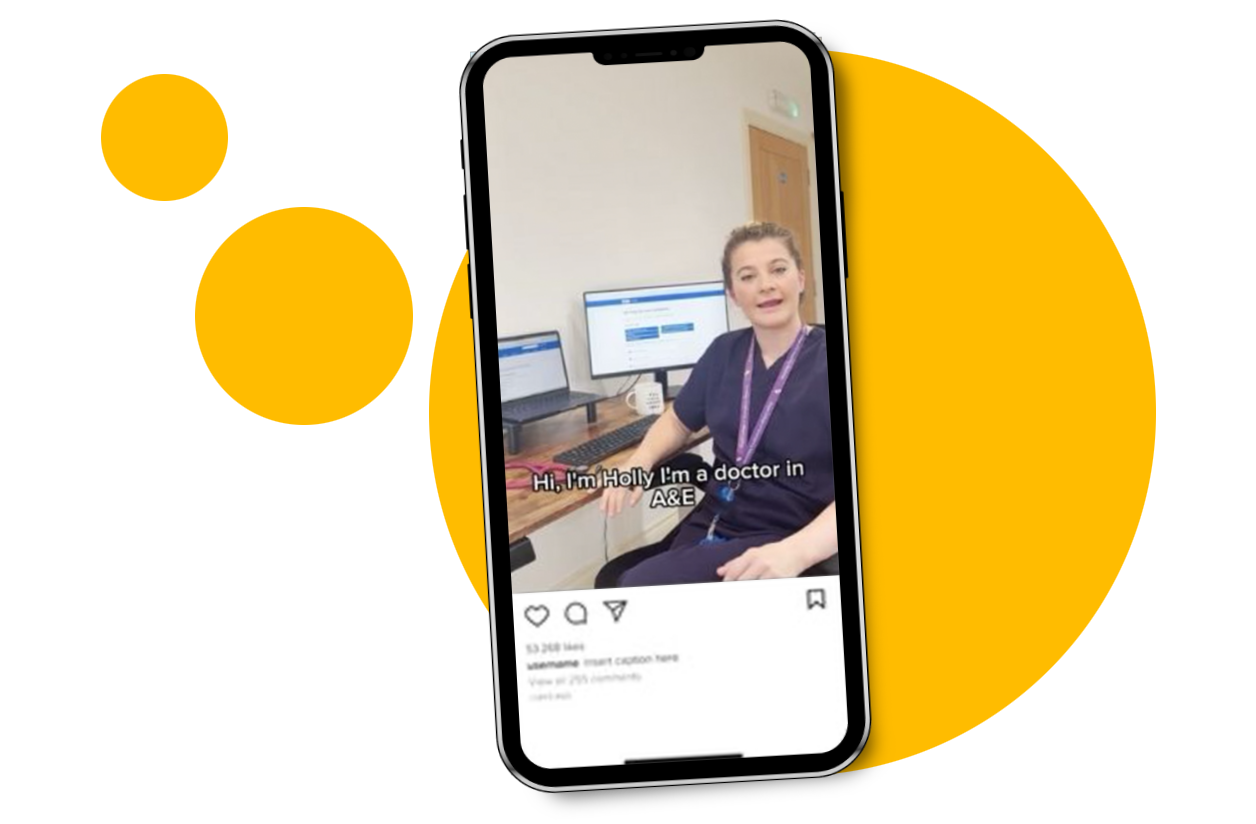 Dr Holly's Vaccine social Media post